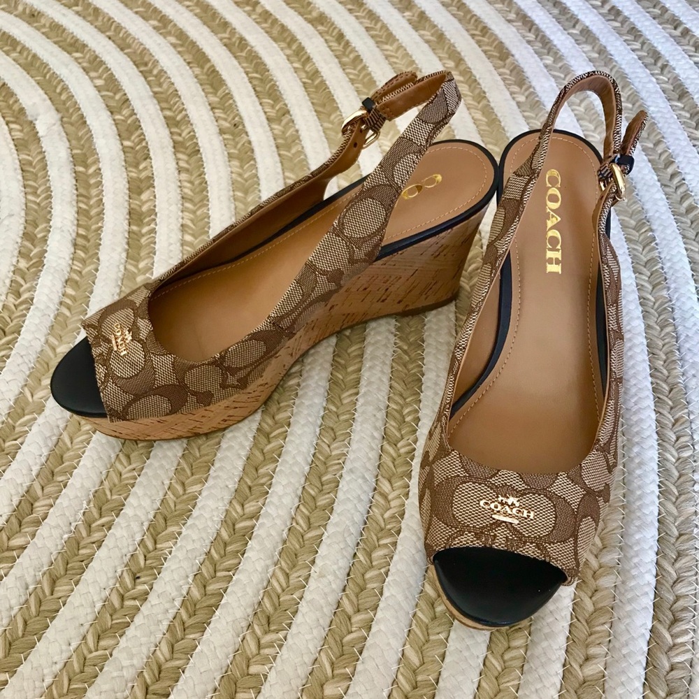 Coach platform shoe